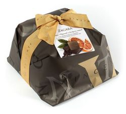 Panettone chocolate-naranja Zagara 1kg