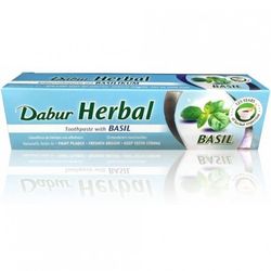 Pasta de dientes de albahaca Dabur Herbal 100G