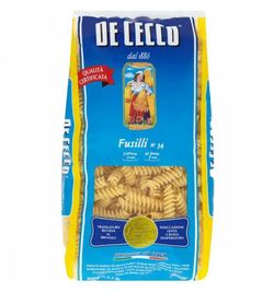 Pasta Fusilli Nº34 De Cecco 500G