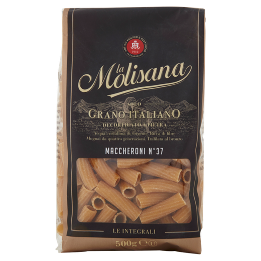 Pasta integral Nº37 La Molisana 500G MACCHERONI