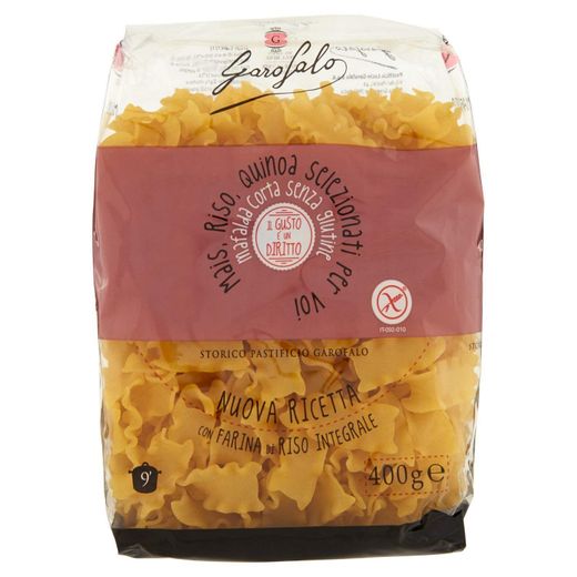 Pasta Italiana mafalda Garofalo 400G sin gluten
