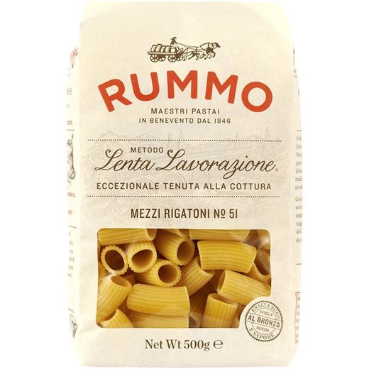 Pasta Rummo mezzi rigatoni Nº51 500G