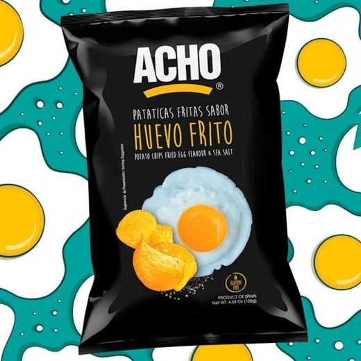 Patatas Fritas ACHO sabor huevo frito 130gr