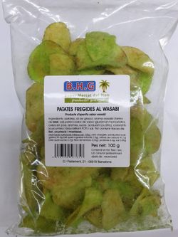 Patatas fritas al wasabi BHG 100G