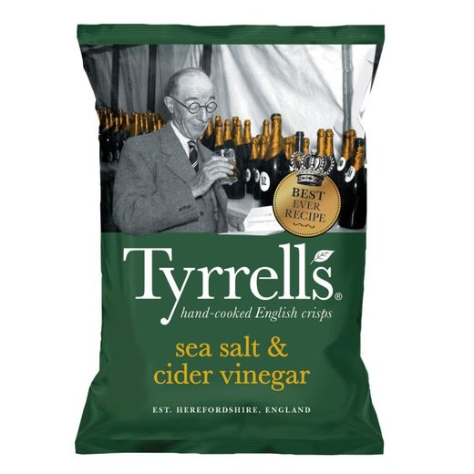 Patatas Fritas Vinagre de Sidra Irlandesa 150gr. Tyrrell's