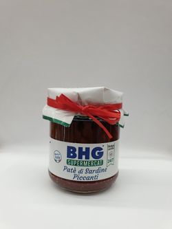 PATE SARDINE PICCANTI BHG 190G