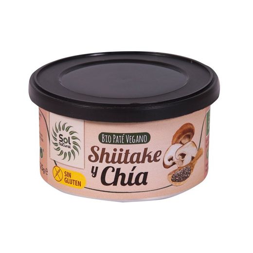 Pate Vegano Shiitake y Chia, 125g