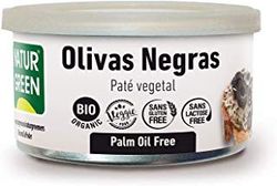 Paté vegetal de Olivas negras Bio NaturGreen 125G sin gluten