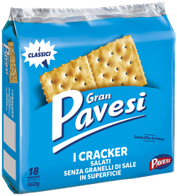 Pavesi cracker senza sale x18 560 g