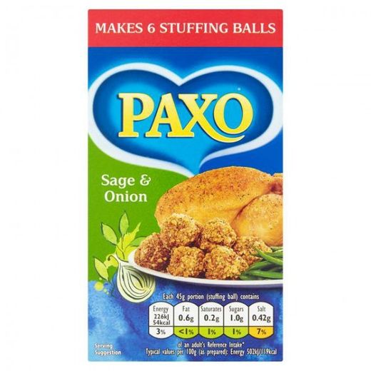 Paxo Sage and Onion Stuffing Mix 85g