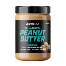 PEANUT BUTTER CRUNCHY 400G Biotech USA