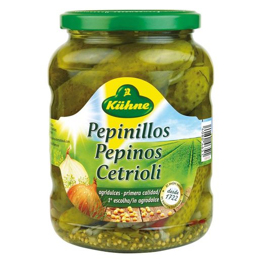 Pepinillos agridulces Kühne 370G