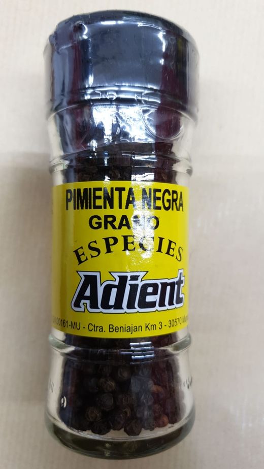 Pimienta negra en grano Adient 42G