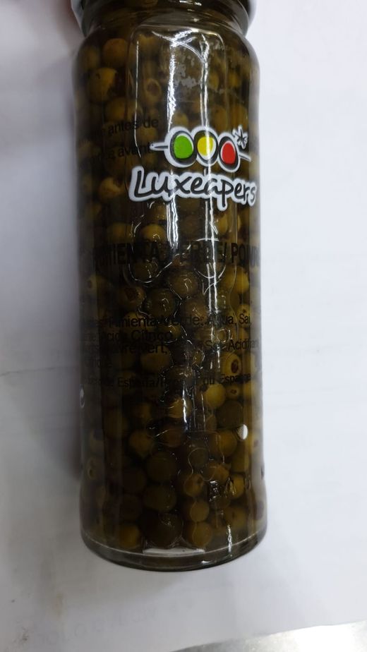 Pimienta verde en agua 110gr
