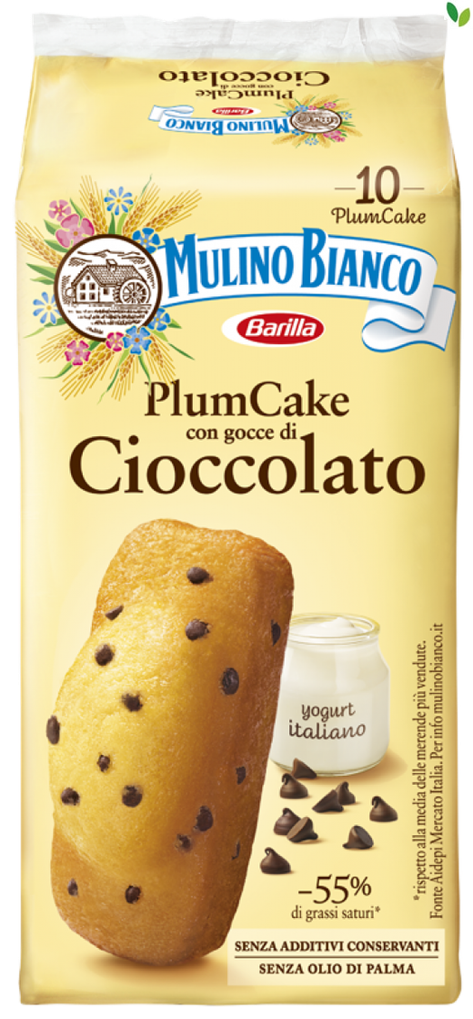 PlumCake chocolate mulino bianco x10un 350g