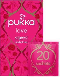 Pukka Love Organic Herbal Tea, 20 unidades