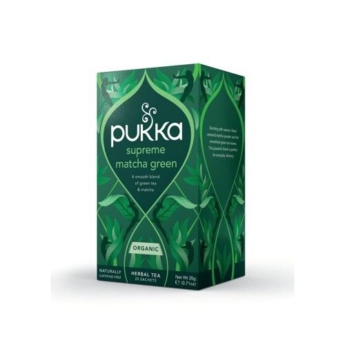 Pukka Supreme Matcha Té Verde Bio, 20 bolsitas (30 g)