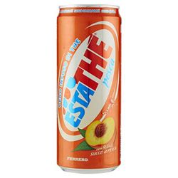 Refresco de melocotón Estathe Ferrero 330ml sin gluten