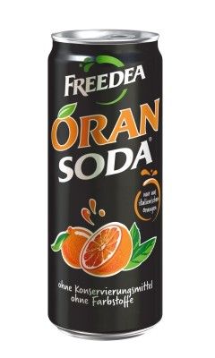 Refresco de naranja Freedea 330ml