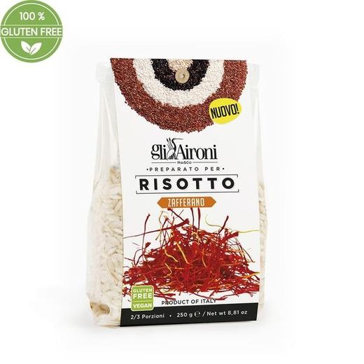 Risotto con Azafrán 250g Gli Aironi