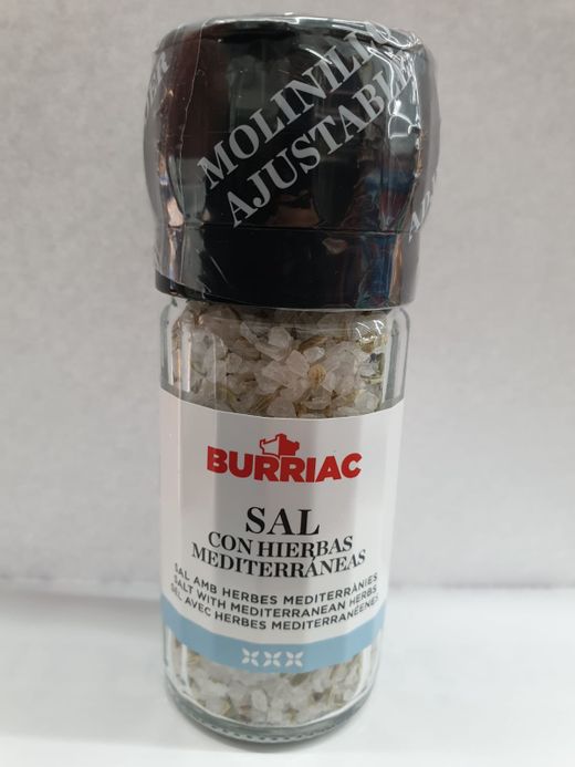 Sal con hierbas mediterráneas Burriac 78g