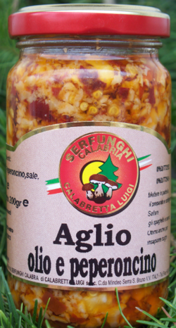 Salsa Aceite de ajo y chile Serfunghi 212ml