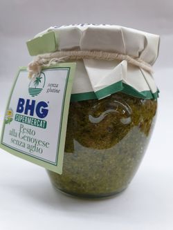 SALSA PESTO GENOVESE, SIN AJO,BHG 180 G