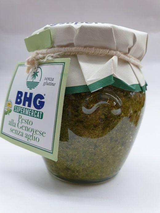 SALSA PESTO GENOVESE, SIN AJO,BHG 180 G