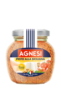 Salsa pesto siciliana Agnesi 185G