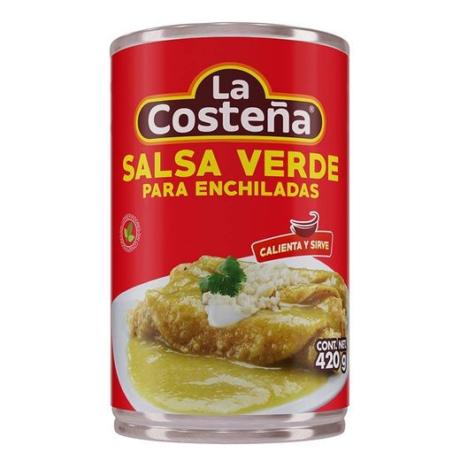 Salsa verde para enchiladas La Costeña 420G