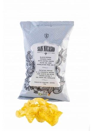 SAN NICASIO Patatas fritas a la pimienta negra 150g