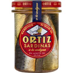Sardinas a la Antigua Ortiz Tarro 140g