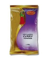 Schani Polvo de curry ligero 100g