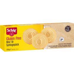 SCHAR Bisc'Cor galletas de mantequilla 120G sin gluten