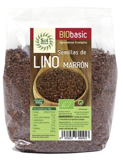 Semillas de Lino marrón Sol Natural 500G
