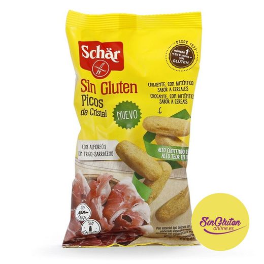 Snack Picos de cristal Schär 60G Sin gluten