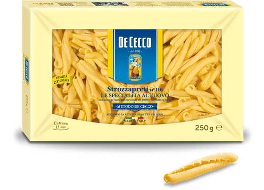 Strozzapreti n° 116 all’uovo de cecco 250g