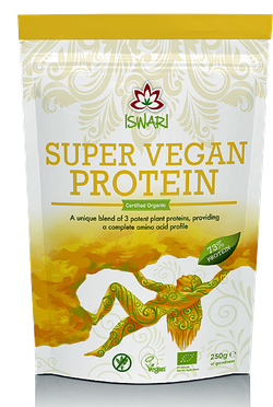 Super vegan protein Iswari 250G sin gluten