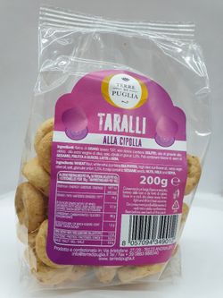TARALLI ALA CIPOLLA Terre Di Puglia 200G