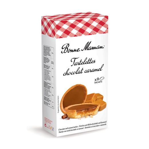 Tartas de chocolate con caramelo Bonne Maman x9uds.