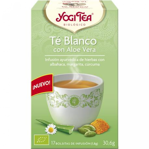 Té blanco con aloe vera Yogi Tea 30G