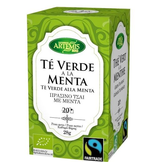 Té verde a la menta Artemis Bio 28G