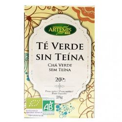 Té verde sin teína Artemis Bio 28G