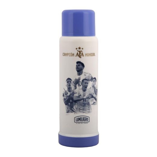 Termo Lumilagro para Mate de Selección Argentina Campeón Mundial 1 Litro