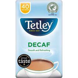 TETLEY Té negro descafeinado estuche 40 sobres