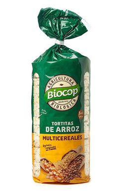 Tortitas de arroz multicereales Biocop 200G sin gluten