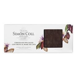 Turrón Chocolate 70% cacao al Marc de cava 250g