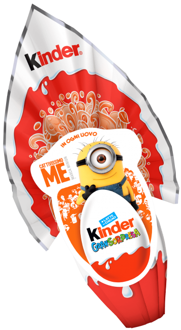 Uovo di Pasqua Cattivissimo Me Kinder Minions con Sorpresa 150g