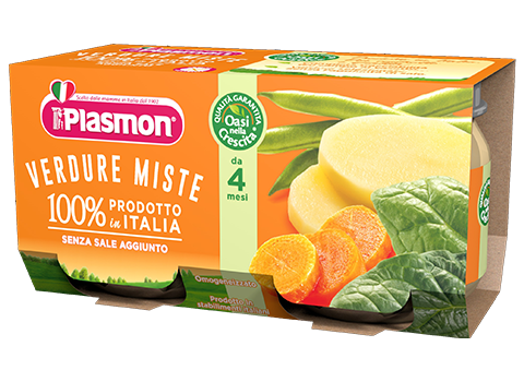 Verduras mixtas Plasmon 160G sin gluten