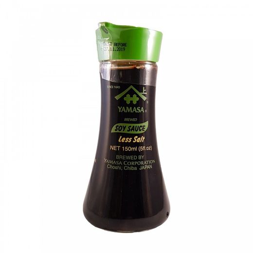 Yamasa soy sauce less salt 150ml